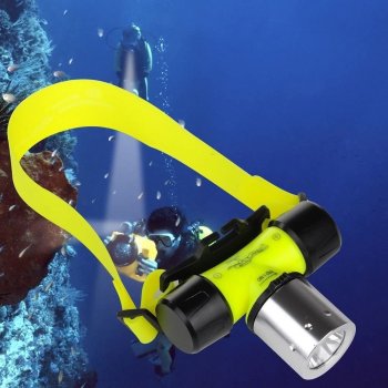 Waterproof Diving Swimming Hiking Camping Hunting Fishing Headlamp Underwater 1200 Lumen Safety Head Light Flashlight